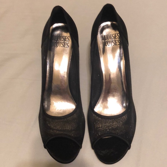 Mootsies Tootsies Shoes - Mootsies Tootsies size 10 peep toe heels